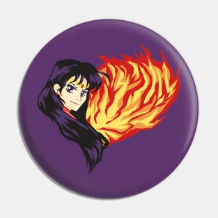 sailor mars heart Pin