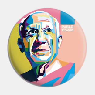 Abstract Pablo picasso Popart Pin