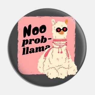 no probllama Pin