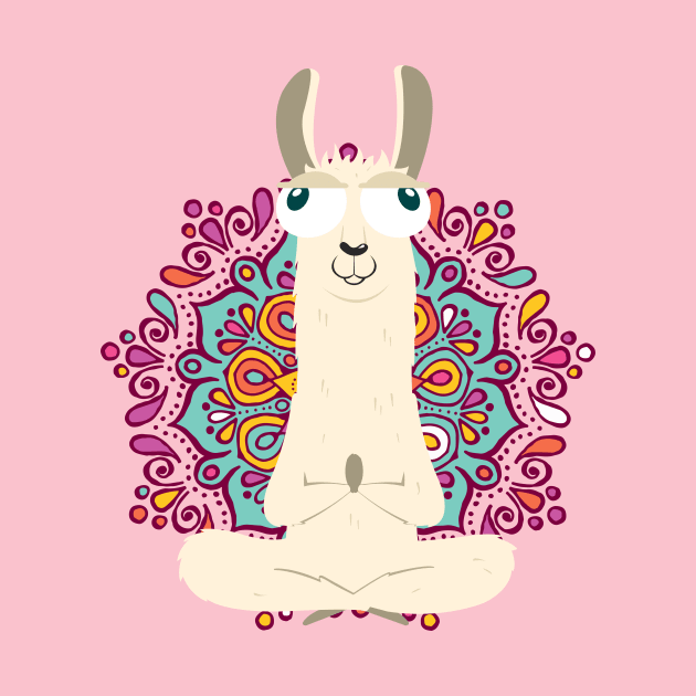 Yoga Llama by Namarqueza