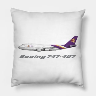 Thai Airways 747-4D7 Livery Pillow