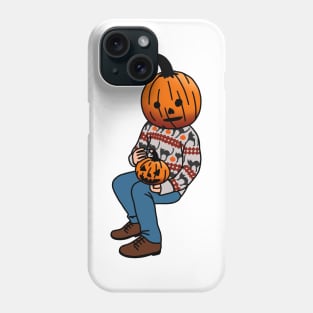 Pumpkin Boy Sitting Phone Case