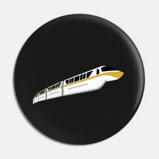 Gold Monorail Pin