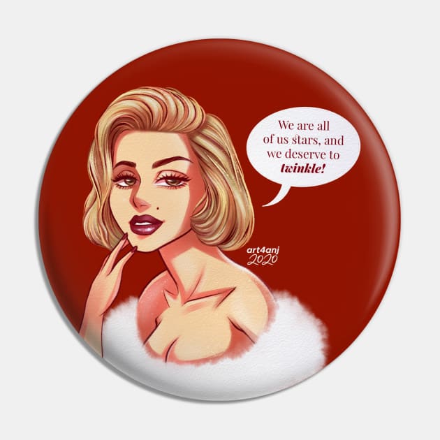 Marilyn Monroe Pin by art4anj