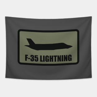 F-35 Lightning II Patch (subdued) Tapestry