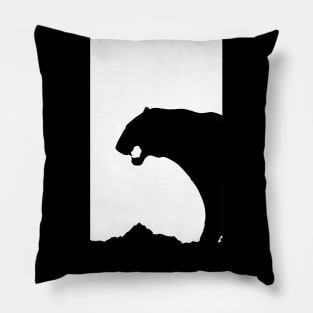 Retro Vintage Tiger Design - Tiger Lover Tiger Face Tiger Head Tiger Roaring Pillow