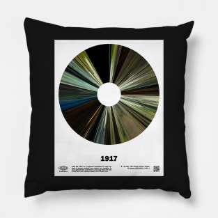 minimal_1917 Warp Barcode Movie Pillow