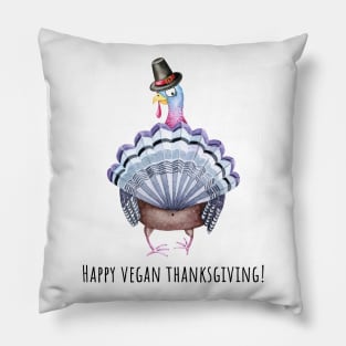 Happy Vegan Thanksgiving Pillow