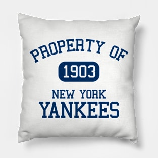 Property of New York Yankees Pillow