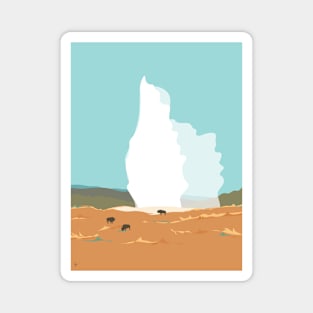 Old Faithful Geyser, Yellowstone National Park, Wyoming Magnet