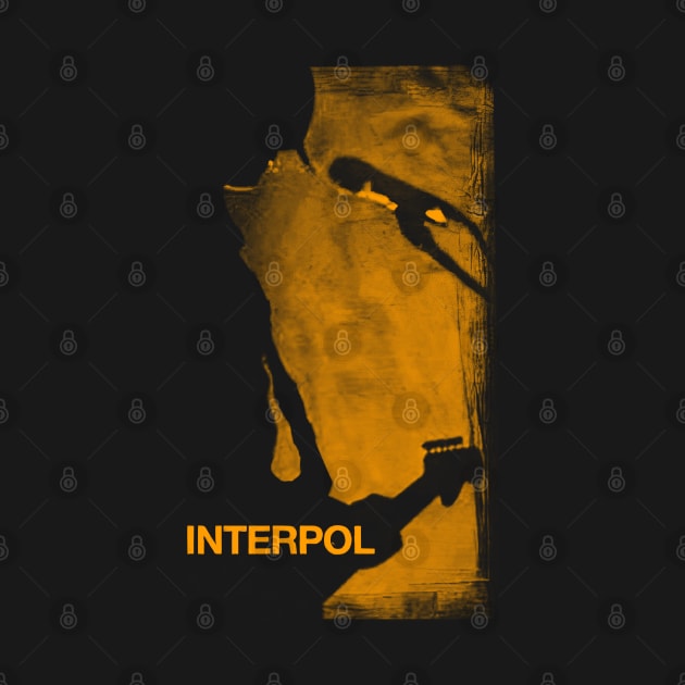 Interpol || Orange Retro Fan Art Design by Roy Pogung