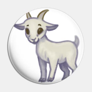 Cute Goat Drawing Pin