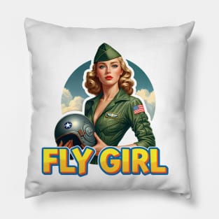 Fly Girl Pillow