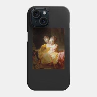 The Two Sisters - Jean-Honoré Fragonard Phone Case