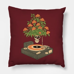 Floral Record Player Pillow