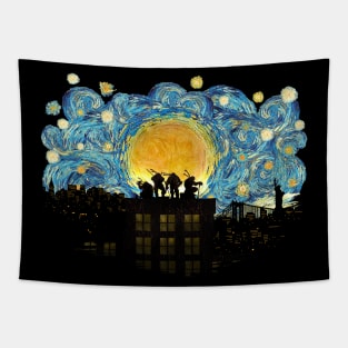 ninja Starry the night Tapestry