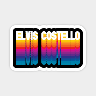 Retro Costello Proud Name Personalized Gift Rainbow Style Magnet