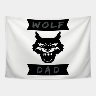 Wolf Dad Shirt Tapestry