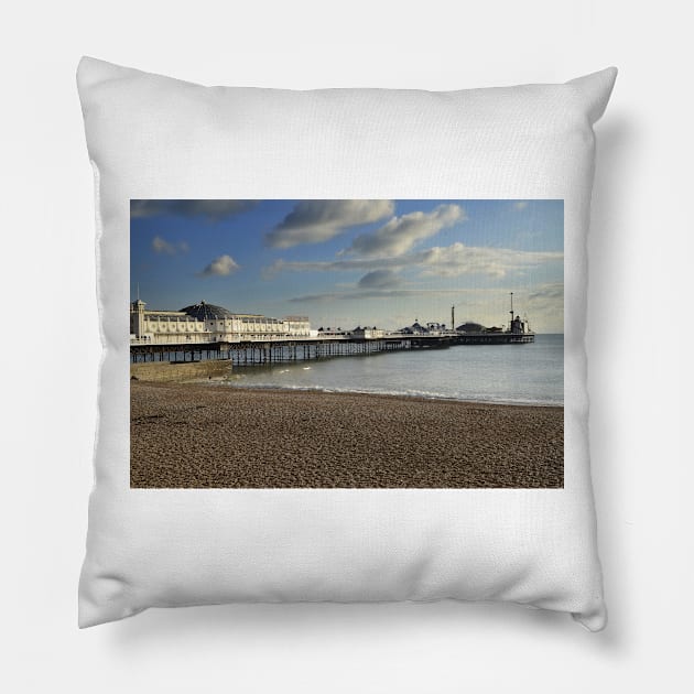 Brighton Pier Pillow by StephenJSmith