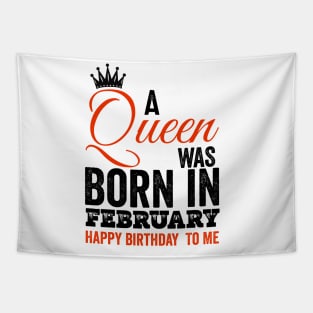 A queen was born happy birthday to me Tapestry