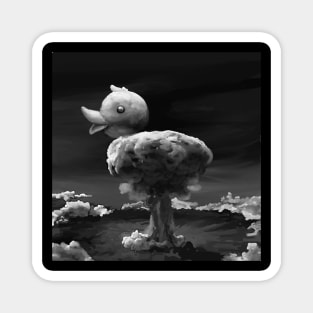 Mushroom Cloud Rubber Ducky Magnet