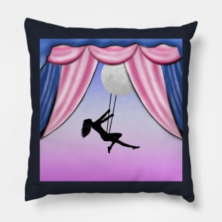 Swinging in the Moonlight Pillow