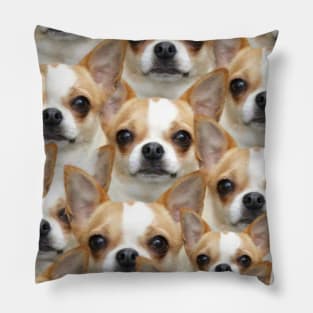 chihuahua puppy face Pillow