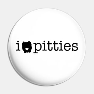 I Heart Pitties Pin