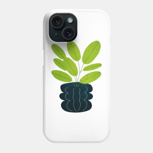 Black Pearl Vase & Spring Bud Leaves: Vases & Stuff 02 Phone Case