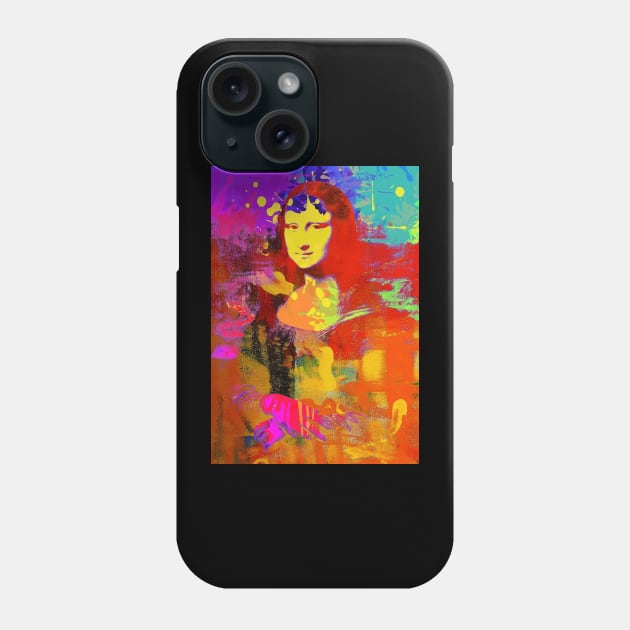 Mona Lisa Colorful Pop Art Phone Case by Pop Factory