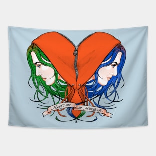 Clementine's Heart Tapestry