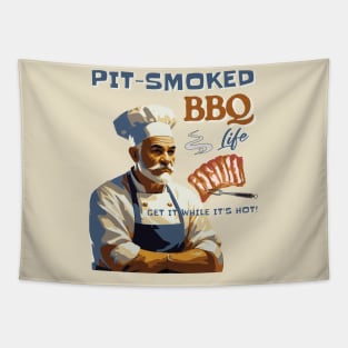 Pit-Smoked BBQ Life Tapestry