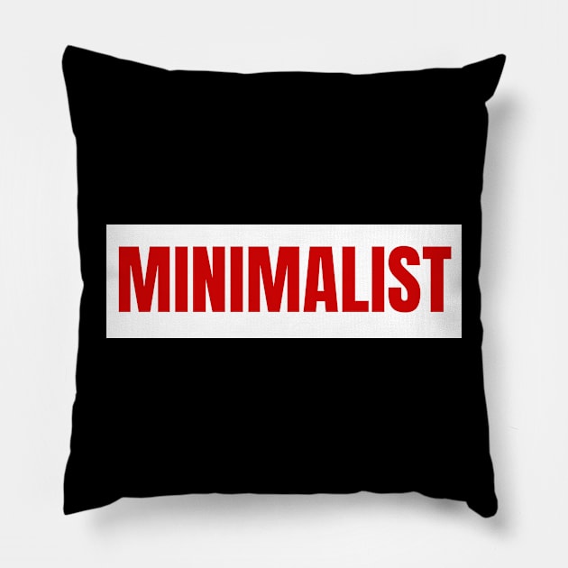 Minimalist Pillow by The Rule