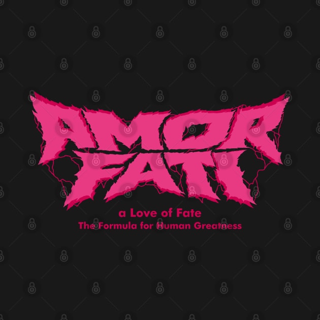 amor fati word lettering art by idbihevier