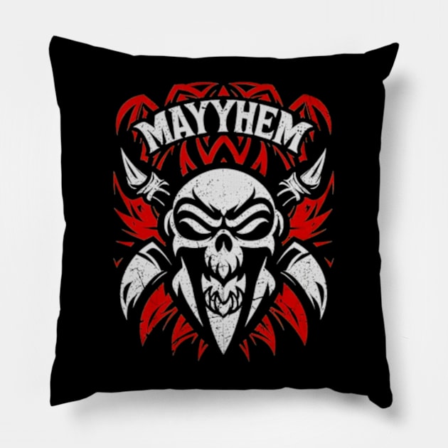 Mayhem Pillow by Welcome To Chaos 