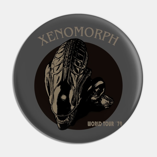 Xenomorph Pin by mephobiadesigns