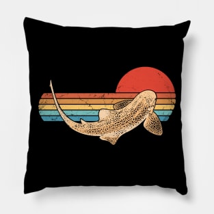 Zebra Shark Sunset Pillow