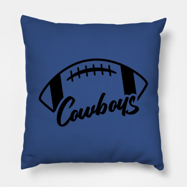 Dallas Cowboys Fans! Pillow by fineaswine