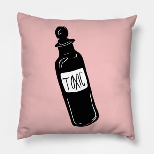 few drops of toxic poison in cute bottle Pillow