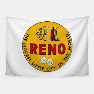 Vintage Reno Decal Tapestry