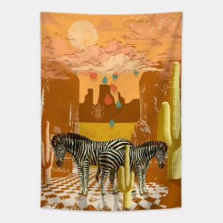 DESERT ZEBRA Tapestry