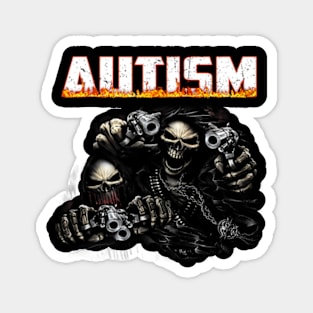 Autism Skeleton Magnet