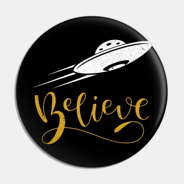 Vintage Alien UFO Hunter, I Want To Believe, UFO, Believe Dat UFO, Believe in Aliens, Gift for Ufo Fans Ha-C28-7-8 Pin by FatTize