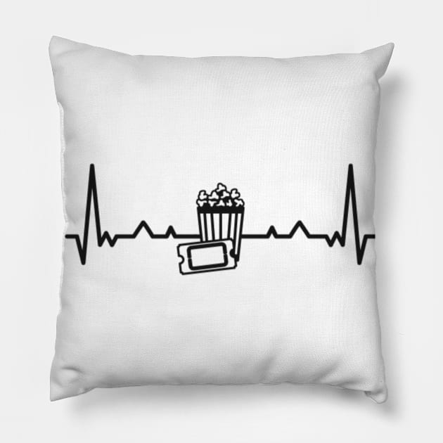 Cinema Heartbeat Pillow by Bestseller