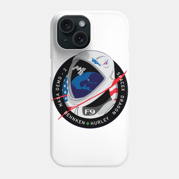 Crew Dragon Spacecraft Phone Case by SAVELS