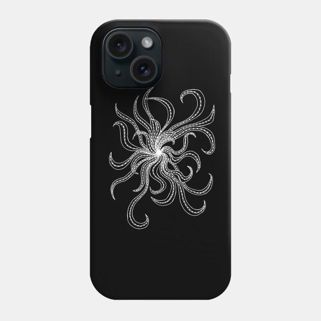 Floating Fronds Negative Phone Case by marilynllowe