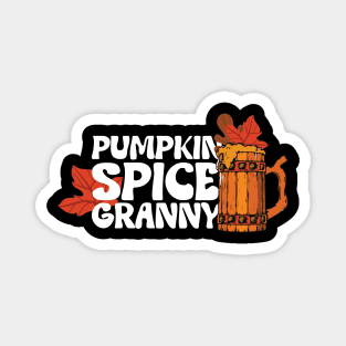 Pumkin Spice Granny Magnet