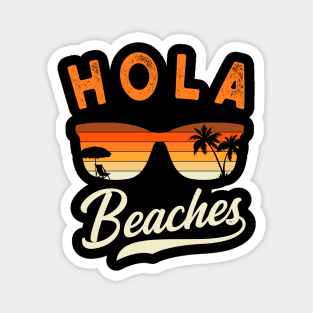 Hola Beaches Palm Sea Vacation Gift Magnet