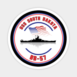 USS South Dakota BB-57 Magnet