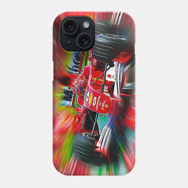 Michael Schumacher Phone Case by DeVerviers